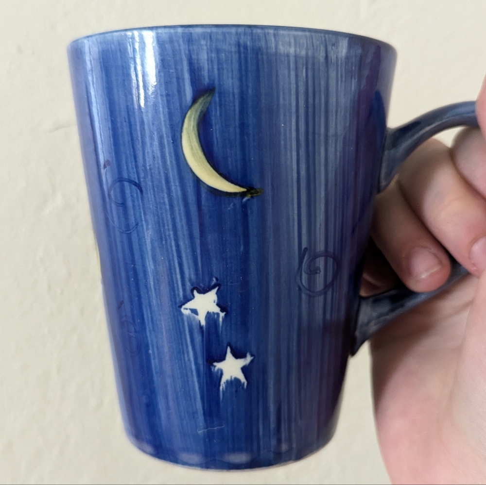 SOLD! Blue Starry Night Mug - Picture 2 of 10
